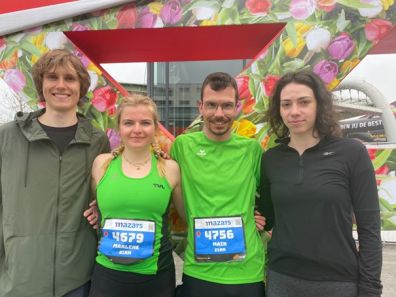 Von links nach rechts: Julius Wenning, Marlene Blach, Maik Lepper, Svenja Lauxtermann